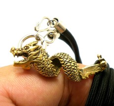 Chinese Dragon Pendant Power Protection Rich Luck Win Money Amulet Gift Necklace - £19.93 GBP