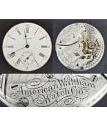 American Waltham Watch Co.  &quot;Seaside&quot; movement face hands 1898 6s 15j po... - $29.99
