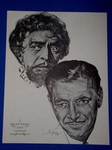 Ronald Colman Academy Award Portrait Print Vintage 1962 Volpe A Double Life - $227.89 MXN