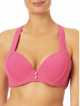Womens Pink Time and Tru Button Front Push Up Top size S (4/6) Adjustabl... - £12.70 GBP