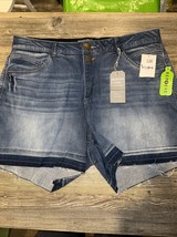 Wit &amp; Wisdom Women’s Absolution Skyrise Denim Stretch Shorts. Size 20W. ... - $77.22