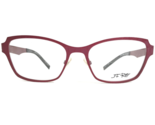 JF Rey Eyeglasses Frames JF2602 8888 Purplish Red Reptile Skin Print 55-... - $130.93