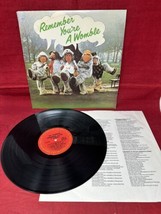 The Wombles &#39;74 LP Remember You&#39;re A Womble Vinyl Record Children&#39;s Rock VTG - £15.81 GBP