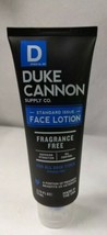Duke Cannon Supply Co. Mens Standard Issue Face Lotion Fragrance Free 3.75 Fl oz - £8.70 GBP