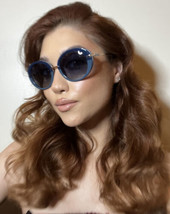 New Polarized Gianfranco Ferre GFF 1103 53mm Blue Women&#39;s Sunglasses - £135.46 GBP