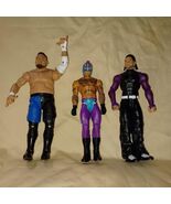 WWE Mattel Wrestling Action Figure Lot of 3 - Samoa Joe - Mysterio - Jef... - $18.97