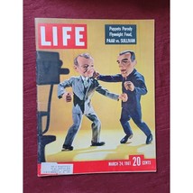 Life Magazine March 24, 1961 - Jack Paar vs Ed Sullivan - Pablo Picasso Marries - $7.68