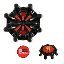 SOFTSPIKES PULSAR BLACK / RED 6 MM SOFTSPIKES / CLEATS - $21.16