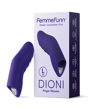 &#39;femme Funn Dioni Wearable Finger Vibe - Large Dark Purple - £46.35 GBP+