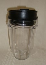 Nutri Ninja 24 Oz. Mixing Cup Sip &amp; Seal Lid  Replacement Ninja Blender - £11.76 GBP