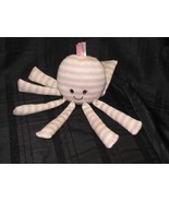 Little JELLYCAT Octavia Octopus Pink White knit sweater crinkle Chimes 9... - £15.56 GBP