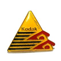 1988 Olympic Seoul Korea Sports Swimming Advertising Kodak Lapel Pin Button - £13.52 GBP