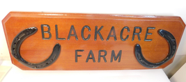 Vintage Blackacre Farm Plaque Louisville Kentucky - $34.64