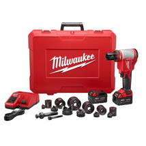 Milwaukee 2676-22 M18 18V FORCE LOGIC 10T Knockout Tool Kit w/ 1/2&quot; -2&quot; ... - $2,769.99