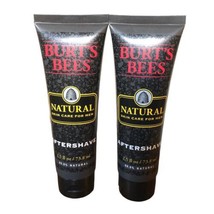 2 Burt&#39;s Bees Aftershave 2.5 oz Natural Skin Care For Men NEW SEALED - £79.13 GBP