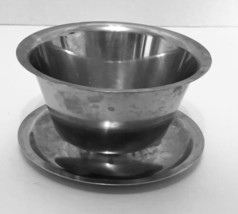 Raimond Danish 18/8 Stainless Steel Gravy Sauce Bowl with Attached Drip ... - £13.80 GBP