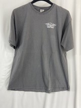 Vtg Anvil Budweiser Armed Forces Racing Gray Short Sleeve T-Shirt Unisex... - £8.93 GBP