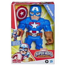 NEW SEALED Playskool Mega Mighties Marvel Captain America Walmart Exclusive - £23.21 GBP