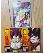 Dragon Ball Z Season 1 + 2 + Broly Legendary Super Saiyan Uncut DVD Lot - £11.39 GBP