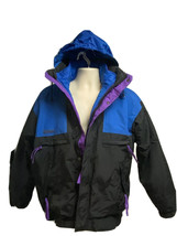 Columbia Mens 3 in 1 Vintage Zip Up Colorblock Reversible Hood Ski Jacke... - $24.74