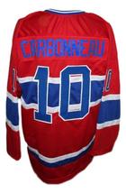 Any Name Number Nova Scotia Voyageurs Retro Hockey Jersey Carbonneau Red  image 2