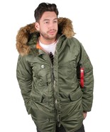 Crooks and Castles with Alpha Industries Faux Fur Hooded Flight Jacket NWT - $220.05+