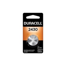 Duracell 2430 3V Lithium Battery, 1 Count Pack, Lithium Coin Battery for Medical - £4.56 GBP