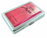 Pink Aura Silver Metal Cigarette Case RFID Protection Wallet Strawberry - $16.78