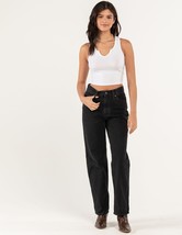 Levi&#39;s® Women&#39;s Mid-Rise &#39;94 Baggy Straight Jeans 30 x 31 Black NWT - £23.32 GBP