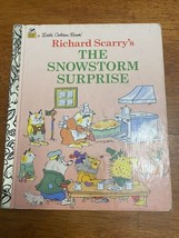 The Snowstorm Surprise A Little Golden Book Richard Scarry 1994 - £6.41 GBP