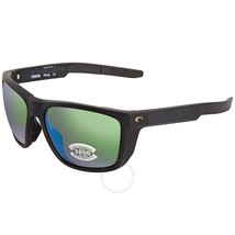 Costa Del Mar FRG 11 OGMGLP Ferg Sunglasses Matte Black Green Mirror 580G Polari - £119.09 GBP