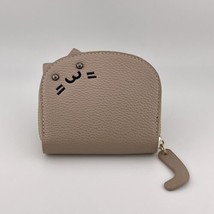 Beige Cat Credit Card Holder Wallet - £7.44 GBP