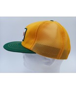 Dekalb Seed Patch Vintage Yellow Trucker Hat Cap Mesh Snap Back NOS - £36.62 GBP