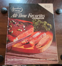 Vintage American Woman ALL-TIME Favorites Book Cookbook Hardcover 1982 - £6.41 GBP