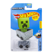 New For 2016 Hot Wheels 1:64 Die Cast Car Minecraft Series Ride Ons MINECART5/5 - £11.95 GBP