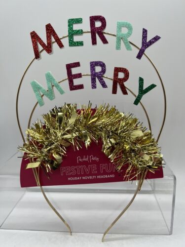 Pack Party Merry Christmas Novelty  ￼Headband Gold Multicolor COMBINE SHIP - $4.26