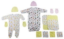 Bambini Newborn (0-6 Months) Unisex Sleep-n-Play, Gown, Caps, Mittens an... - $31.37