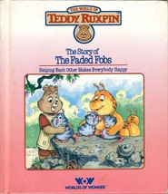 VINTAGE 1985 World of Teddy Ruxpin Story of the Faded Fobs Hardcover Book - £11.66 GBP