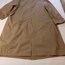 Botany 500 Trench Coat Vintage Men’s Khaki 44 Reg Removable Lining Made In USA image 14