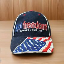 Eagle Crest Got Freedom? You Bet Your USA Baseball Cap One Size Adjustable - $20.79