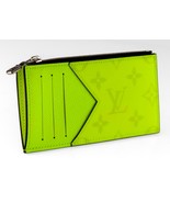 Louis Vuitton Taigarama Monogramme Portefeuille Porte Carte Juane Jaune ... - $377.77