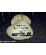1  Rock Pray for the Peace of Jerusalem River Rock Stone Pebble Holy Lan... - £18.62 GBP