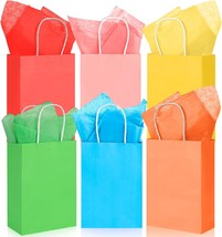18PCS Gift Bags with Tissue Paper Party Favor Bags with Handles Small Gi... - £29.33 GBP