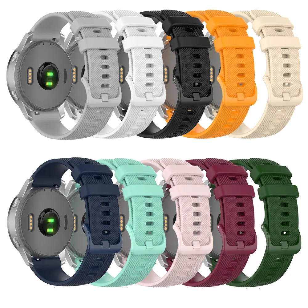 NEW Watch Band For Garmin Vivoactive 3 Venu 2 SQ 4 4S Forerunner 645 245m Silico - £2.44 GBP