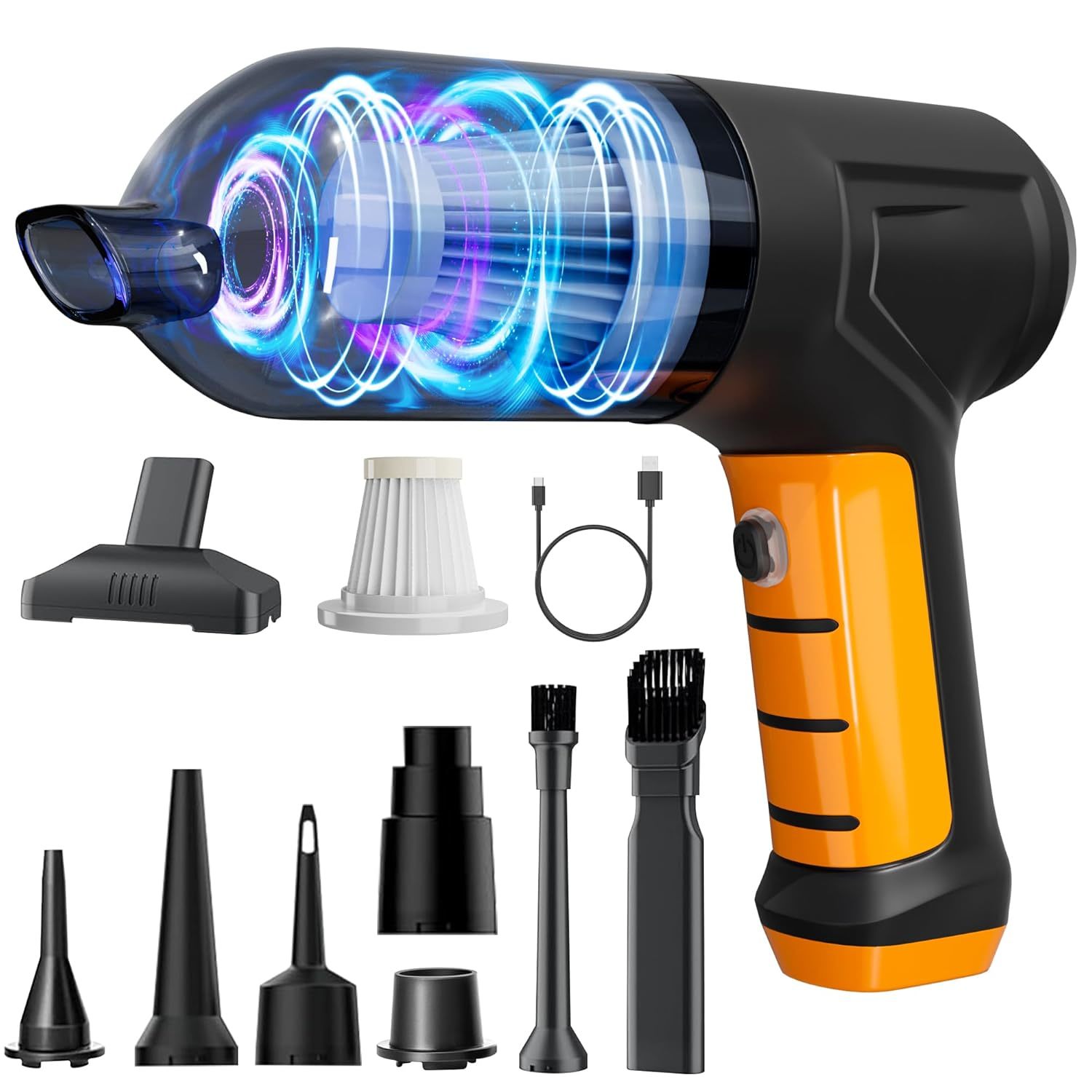 Car Vacuum Cleaner,Handheld Vacuum Cordless Portable Vacuum Cleaner With Best Su