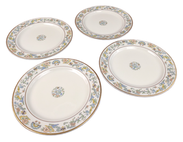 Set of 4 Vintage Syracuse Onondaga ORIENTAL 7&quot; Dessert/Pie Plates MCM Asian - $24.19