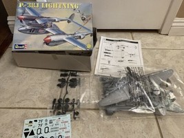 Vintage Revell P-38J Lightning 1:48 Scale Model Plane Kit 85-5479 (OPEN BOX) - £16.25 GBP