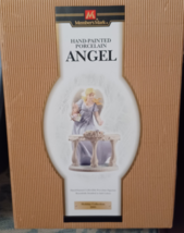 MEMBERS MARK HAND PAINTED PORCELAIN ANGEL FIGURINE 2005 HOLIDAY COLLECTI... - $41.58