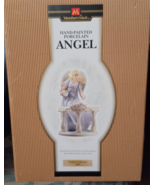 MEMBERS MARK HAND PAINTED PORCELAIN ANGEL FIGURINE 2005 HOLIDAY COLLECTI... - $57.04 CAD