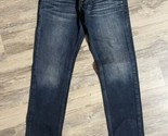 Hollister Jeans Skinny Button Fly Blue Denim Dark Wash Men&#39;s 28x30 - $11.64